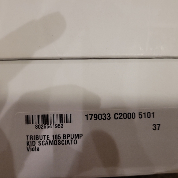 YVES SAINT LAUTENT (YSL) Tribute Pump, Kid Suede, Viola, Size 37 Women's - Picture 13 of 14